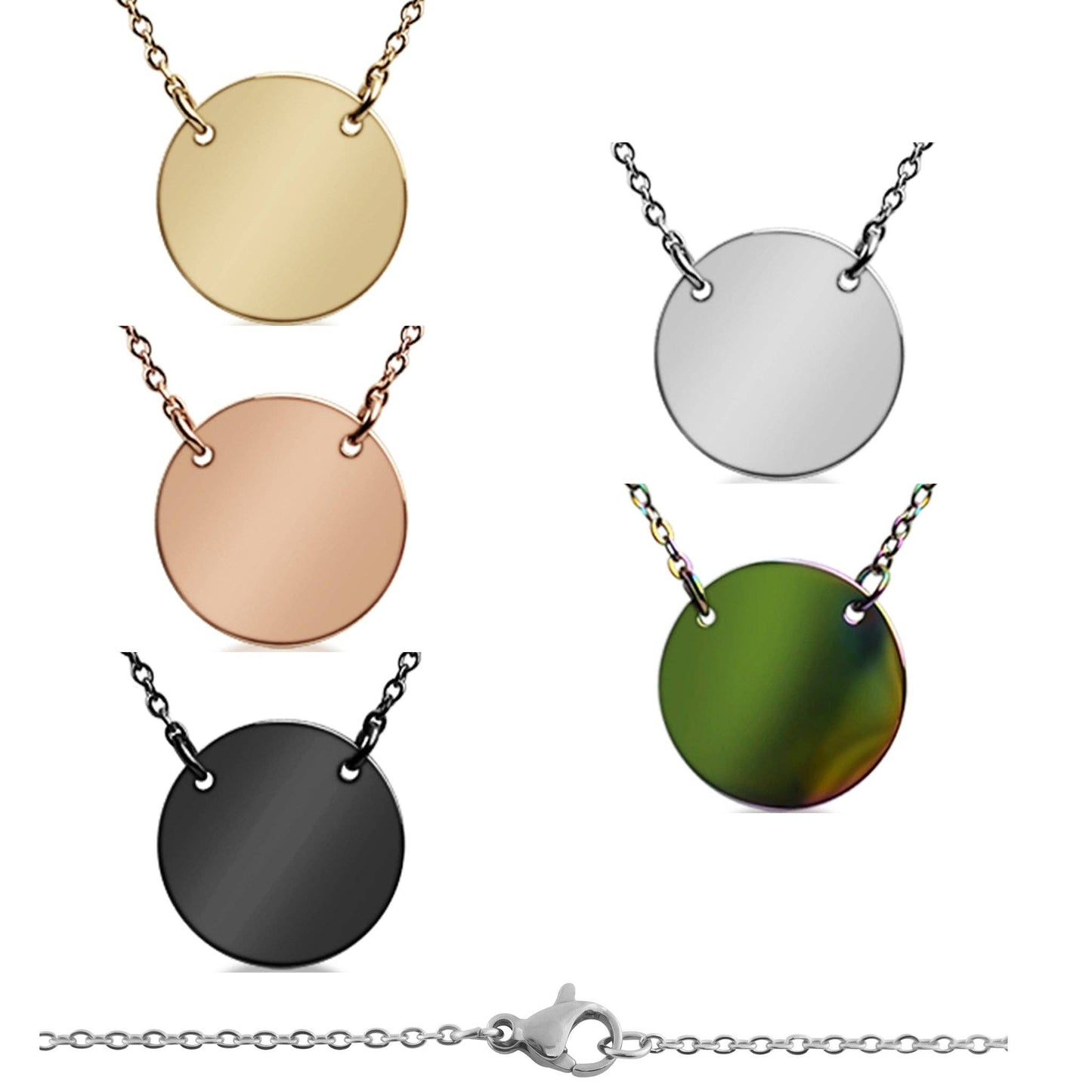 Stainless Steel Circle Necklace