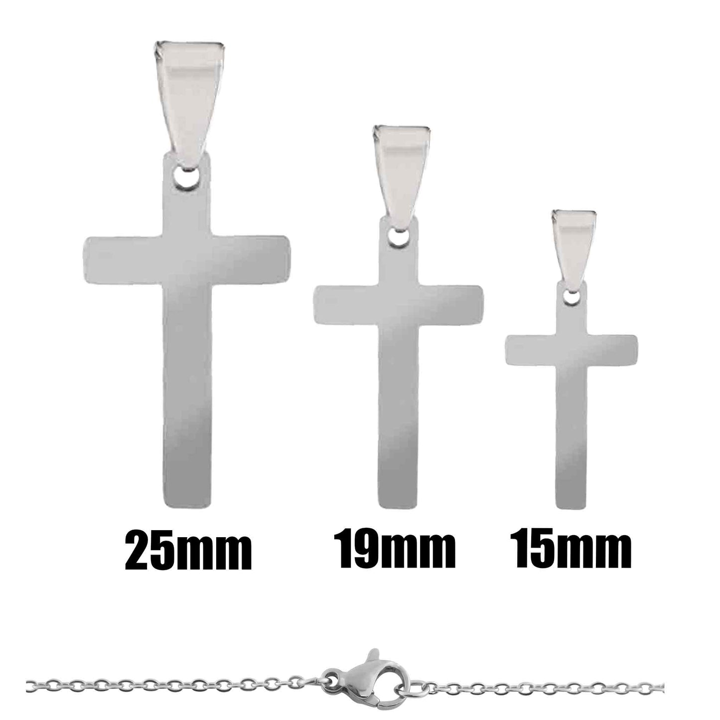 Stainless Steel Cross Necklace