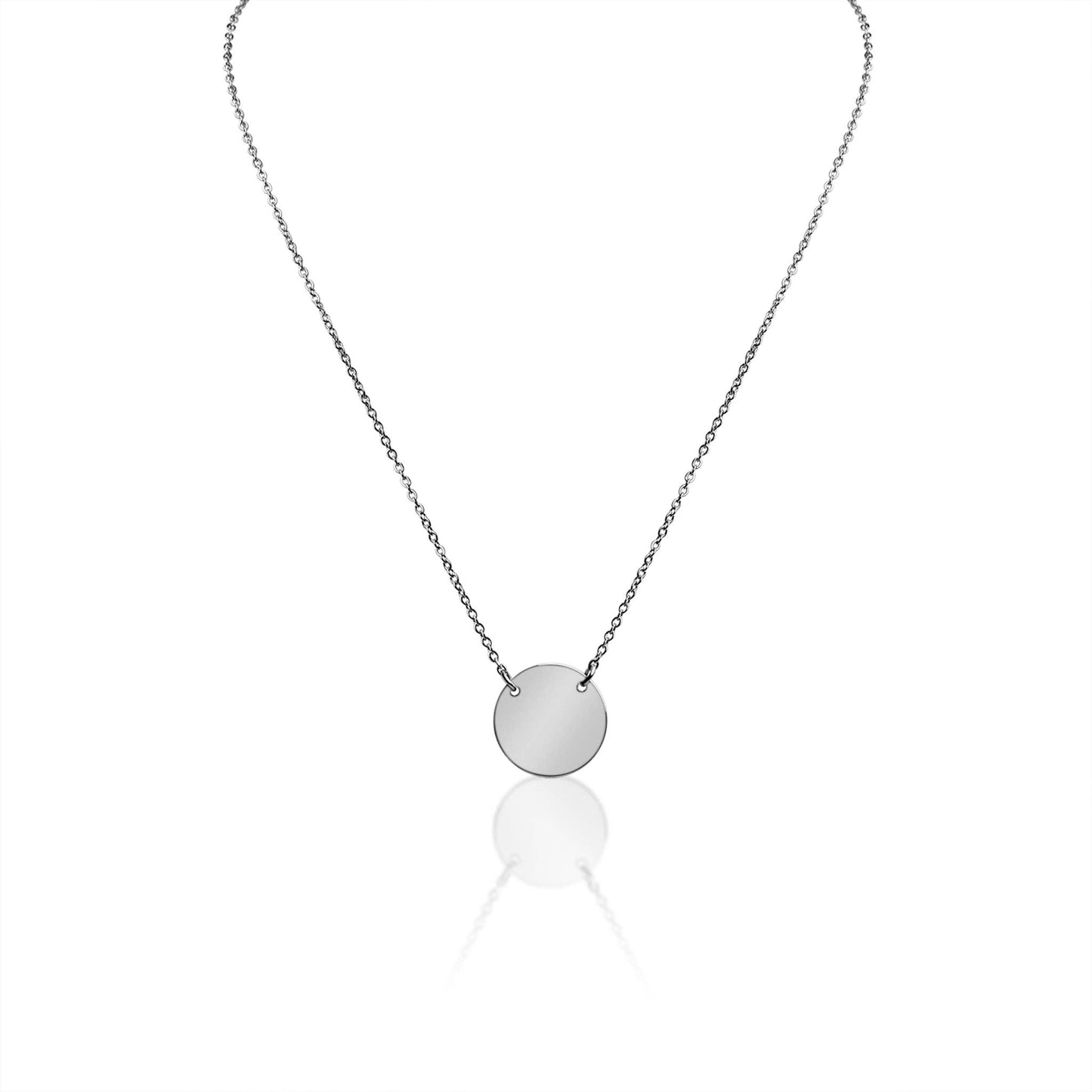 Stainless Steel Circle Necklace